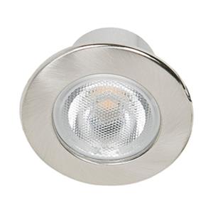 Nobilé LED Mini Spot R nickel-geb. 3,3W warmweiß 22°