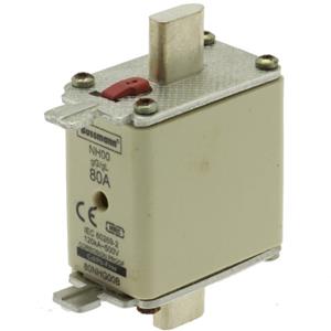 Eaton Electric 0NH FUSE 80AMP 500V gG SIZE 00 DUAL IND