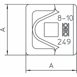 OBO Bettermann 249 8-10 ALU-OT