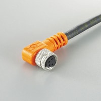 Keyence OP-85588 Connector Cable M8 L-shaped 5-m PUR