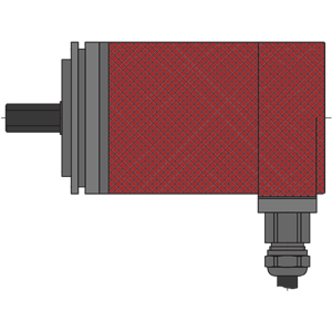 TR Electronic CEV65M-01976 CEV-65M 4096/4096 PB ZB50 12FL24 3xPG9 Turkiye