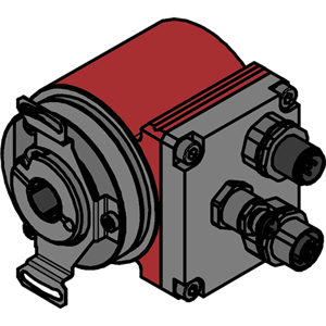 TR Electronic CES58S-00025 CES58S 8192/1 EtherCAT ETC 10H72xM12, 1xM8 Turkiye