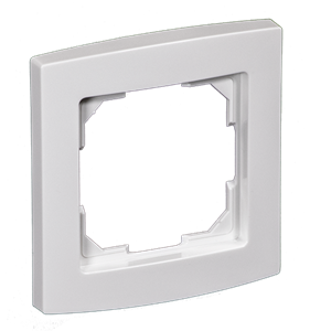 Alre JZ-090.100 alre frame “Berlin” for all flush-mounted devices with cover 55×55, pure white (RAL9010), gloss Turkiye