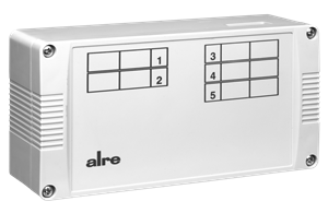 Alre VOORL-215.009 Terminal strip, H/C changeover via external contact, max 5 room thermostats and 20 valve actuators, IP20 Turkiye