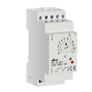 Alre ITR 79.503 Temperature controller for standard rail mounting, 0…11…°C Turkiye