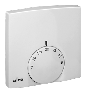 Alre RTBSB-201.010 Room thermostat, surface-mounted super flat, 5…30…°C, 230V AC, 2(1)A, two-way contact Turkiye