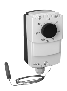 Alre JET-140 X Capillary thermostat, wall mounting, 70…130…°C, adjustable hysteresis 220K, external setting, capillary length 18m Turkiye
