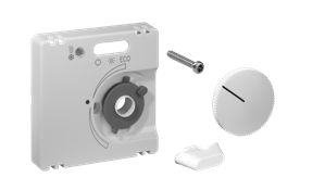 Alre JZ-007.120 Cover set for room thermostat for cooling ceilings KTRRU-052245, 55×55, traffic/studio white (RAL9016), gloss Turkiye