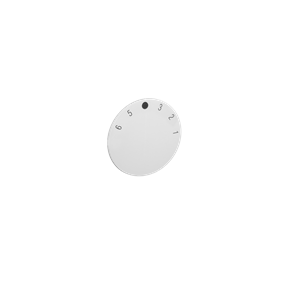 Alre ET-02 Adjustment knob for devices in B1000 series, numerical scale 1…6, pure white, gloss