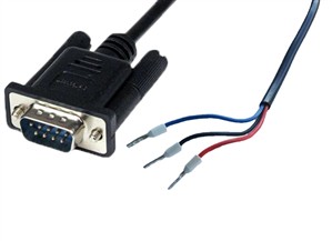 Seneca CS-DB9M-TIP-V RS485 serial cable (DB9M / test leads) for connection with VISUAL HMI with DB9F socket Turkiye