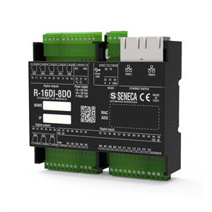 Seneca R-16DI-8DO Ethernet module 16 digital inputs / 8 digital relay outputs