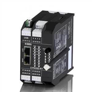 Seneca Z-PASS2-RT-S Energy IEC 61131 Edge Controller, Straton IDE, 4G router, built-in I/O channels, with Energy protocols