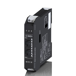 Seneca Z-KEY-2ETH Modbus (HW rev. B0) 2-port ModBUS industrial gateway / serial device server, dual Ethernet Turkiye