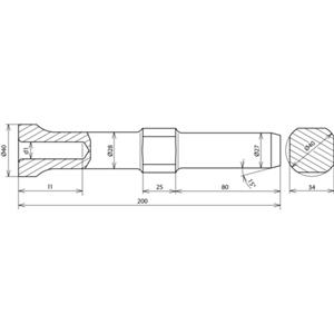 Dehn + Söhne HE TE 20 R27 VH WN STBLANK