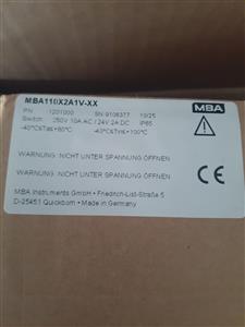 MBA instruments MBA110X2A1V-XX 1201000 Mebran Siviç_0 Turkiye