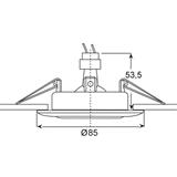 Nobilé D 3830 Q nickel-gebürstet