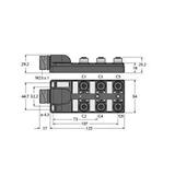Turck TB-6M12-4P2-CS12H