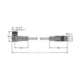 Turck WK4.5T-5-RS4.5T/S2500