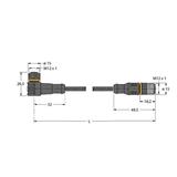 Turck WKC5T-P7X3-1-RSC5T/TEL
