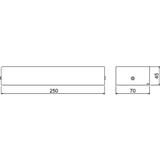 Nobilé Baldachin weiß für LED Panel Flat