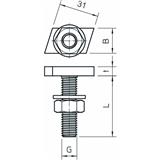 OBO Bettermann MS40HB M6x30 ZL