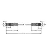 Turck RSSW-RKSW451-30M