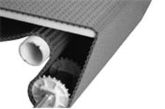 Intralox 1181 Bant: Seri 1100 Flush Grid Asetal Mavi En: 355 mm (+/-1 mm) (42.0 Link)