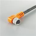 Keyence OP-85588 Connector Cable M8 L-shaped 5-m PUR