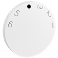 Alre ET-10 Adjustment knob for devices in B2000 series, scale 1…6, pure white, gloss