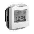 Alre HTRRUu210.021#56/V2 Room/underfloor temperature controller with timer, flush-mounted, cover 55x55mm, pure white, matt
