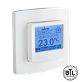 Alre KTRBUu217.456#21 BACnet room controller flush-mounted, 230V AC, alre frame, cover 50x50mm, pure white, gloss