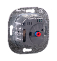Alre RTBSU-401.063#00 Room thermostat, flush-mounted, 230V AC, two-way contact, heating/off/cooling switch
